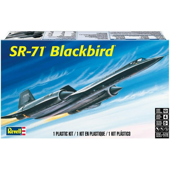 Revell 85-5810 SR-71 Blackbird 1:72 scale 66-Piece Skill Level 4 Model Airplane Building Kit