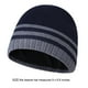 thumbnail image 3 of Qarigey Gorros de lana de punto de invierno Gorros de protección de calavera a rayas Jersey informal Gorro al aire libre Regalos deportivos Esquí Sombreros azul marino Qarigey AP010036-03, 3 of 6