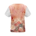 thumbnail image 5 of Fewfanhot Womens Tops Short Sleeve Summer V Neck Shirts Work Blouses Business Outfits Fashion Clothing, 5 of 5