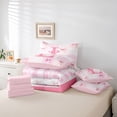 thumbnail image 6 of Castle Fairy Personalized Initial Pink L Twin Bedding Sets,Bow Tie Bedding Comforter Set, 6 of 8