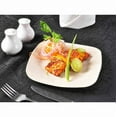 thumbnail image 4 of 6" Elegant Sqaure Desert Leaf Plate|Bio Mart Leaf Tableware|USDA, Natural, Eco-friendly, Re-usable Backyard Compostable, Disposable, Biodegradable,Wedding, BBQ, Camping Plate Pack of 10,50 or 100, 4 of 4