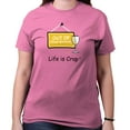thumbnail image 4 of Life is Crap Out Chardonnay Wine Funny Shirt Drinking Drunk T-Shirt Tee, 4 of 7