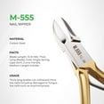 thumbnail image 2 of GOLD Nail Nipper - M-555 (Hard Steel), 2 of 5