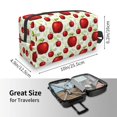 thumbnail image 4 of Goofa Fruit Apples Printed Toiletry Bag with Handle,Large Capacity Travel Makeup Cosmetic Bag for Women, Carry on Airport Airline Compliant Bag, 4 of 9