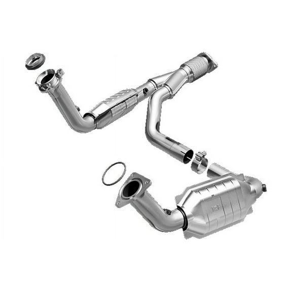 MagnaFlow 93496 - Catalytic Converter Fits select: 2006-2009 CHEVROLET TRAILBLAZER, 2007-2009 GMC ENVOY