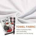 thumbnail image 4 of Fall Hello Pumpkin Kitchen Dish Towels Set of 2, Black Red Autumn Plaid Check Hand Towels Drying Baking Cooking Cloth, Thanksgiving Farmhouse Home Sweet Home Kitchen Decor 18 x 26 Inch, 4 of 6