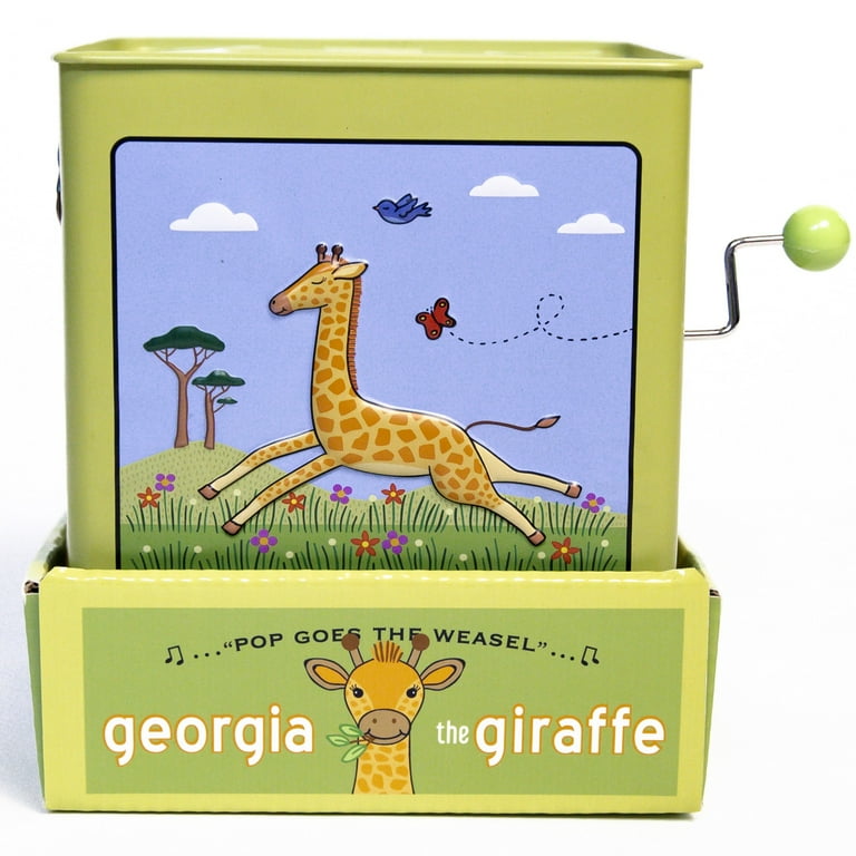 Jack Rabbit Creations Georgia The Giraffe Jack in The Box