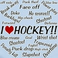 thumbnail image 2 of CafePress - I Love Hockey Infant Bodysuit - Baby Light Bodysuit, Size Newborn - 24 Months, 2 of 4
