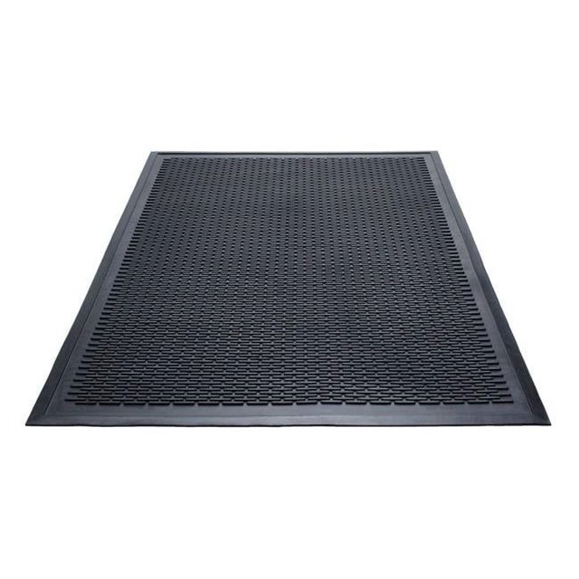 24040603BLK Guardian 4 x 6 Pieds Marche de Sécurité Anti-Fatigue Rectangulaire Mat&44; Noir