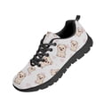 thumbnail image 5 of Psesaysky Little Dogs Pattern Athletic Shoes for Women and Teen Girls Hiking Shoes Lightweight Skin-Friendly Casual Tennis Shoes for Women, 5 of 7