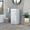 63#White, variant on DUOSONG Black Wengue Rectangle Bathroom Vanity Black Particle Board Bath & Faucets Bathroom Vanities