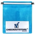 thumbnail image 1 of (200) CheckOutStore CD Double-sided Refill Plastic Hanging Sleeve (Blue), 1 of 1