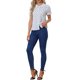 thumbnail image 2 of CAMISA DE PUNTOS DE POLKA PARA MUJERES INSPIRE CHIC CON MANGAS CORTAS Y PUFF, VINTAGE, CON BOTONES Y COLLAR PETER PAN, TOPS L BLANCO, 2 of 6