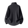 thumbnail image 4 of MYAOYI Mens Cozy Fleece Shacket Full Zip Lightweight Casual Layer Spring Fall Top, 4 of 8