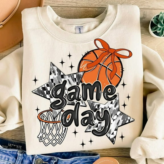 Retro Basketball Sweatshirt, Basketball Game Day Sweatshirt, Retro Checkered Basketball Sweatshirt, Basketball Mama Sweatshirt, Basketball Mom Sweatshirt, Basketball Coquette