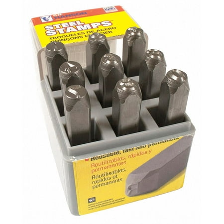 UPC: 0081834261614 | C.H. Hanson Number Set 3/8 In. H Steel 26161