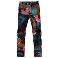 thumbnail image 2 of Pantalones de verano nuevos para hombre, de talla grande, con estampado de colores finos, 2 of 5