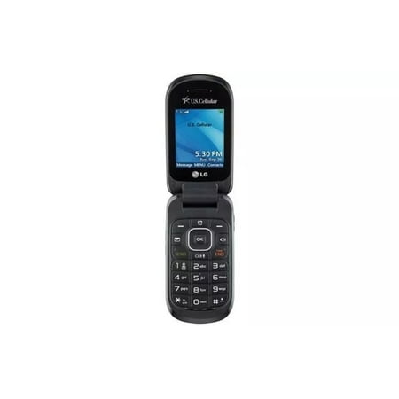 LG UN170 Envoy 3 Ready Connect Flip Phone - US Cellular Prepaid Plan Included
