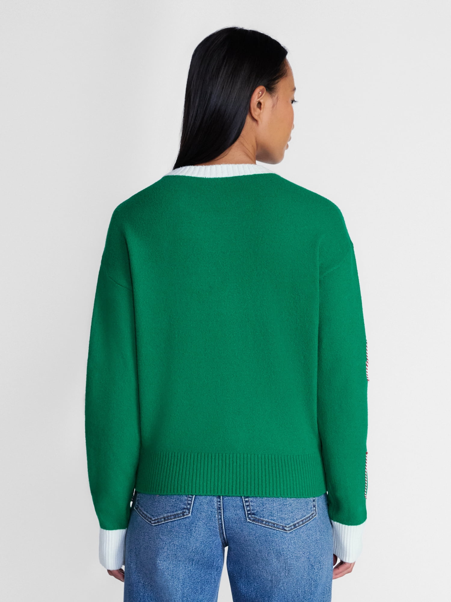 Holiday Time Women's and Women's Plus Christmas Sweater, Midweight, Sizes XXS-4X