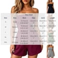 thumbnail image 3 of Inleife Women's Casual Strapless Tube Romper Fashion Ladies Elastic High Waist Ruched Detail Loose Fit Short Jumpsuit, 3 of 6