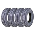 thumbnail image 1 of Set 4 FREE COUNTRY Premium Trailer Tires ST205/75R15 8PR Load Range D w/Featured Side Scuff Guard 11131, 1 of 3