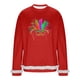 thumbnail image 5 of Ceisia Men's Mardi Gras Venice Mask Fuzzy-Trim Sweatshirt | Winter Festive Casual Pullover Gift, 5 of 6