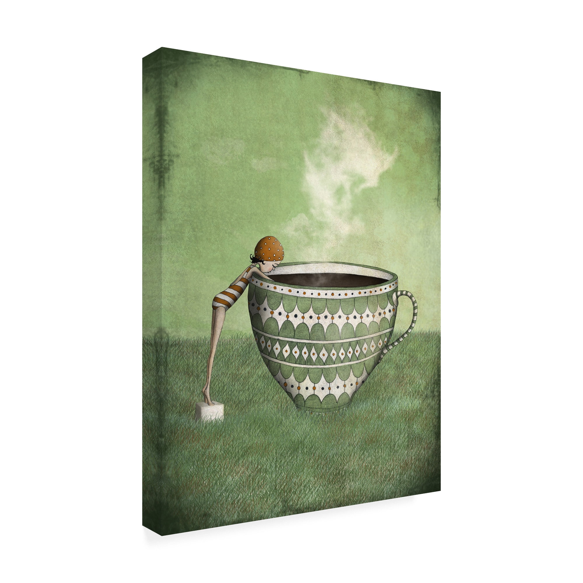 Trademark Fine Art 'Too Hot' Canvas Art by Maja Lindber