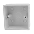 thumbnail image 3 of 2Pcs 86mm x 86mm x 40mm Square Design Switch Pattress Back Box, 3 of 4