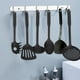 thumbnail image 1 of Set de utensilios de cocina de nylon, 6 piezas | Cucharas y espátulas antiadherentes resistentes a altas temperaturas | Mango suave desmontable | Cuchara para sopa, colador, espátula para plancha, 1 of 8