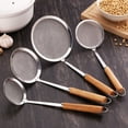 thumbnail image 2 of PASILI Multi Functional Stainless Steel Long Handle Mesh Strainer Ladle Spoon, 2 of 6