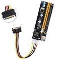 thumbnail image 4 of PCIe Riser VER006 PCI-E 1x a 16x Adaptador extensor Alimentación 15 pines 4, 4 of 9