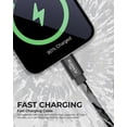 thumbnail image 4 of Liquipel Powertek Type-C Fast Charger Cable, 6ft USB-C for Galaxy, Note, Tab, MacBook, Tie Dye, 4 of 7