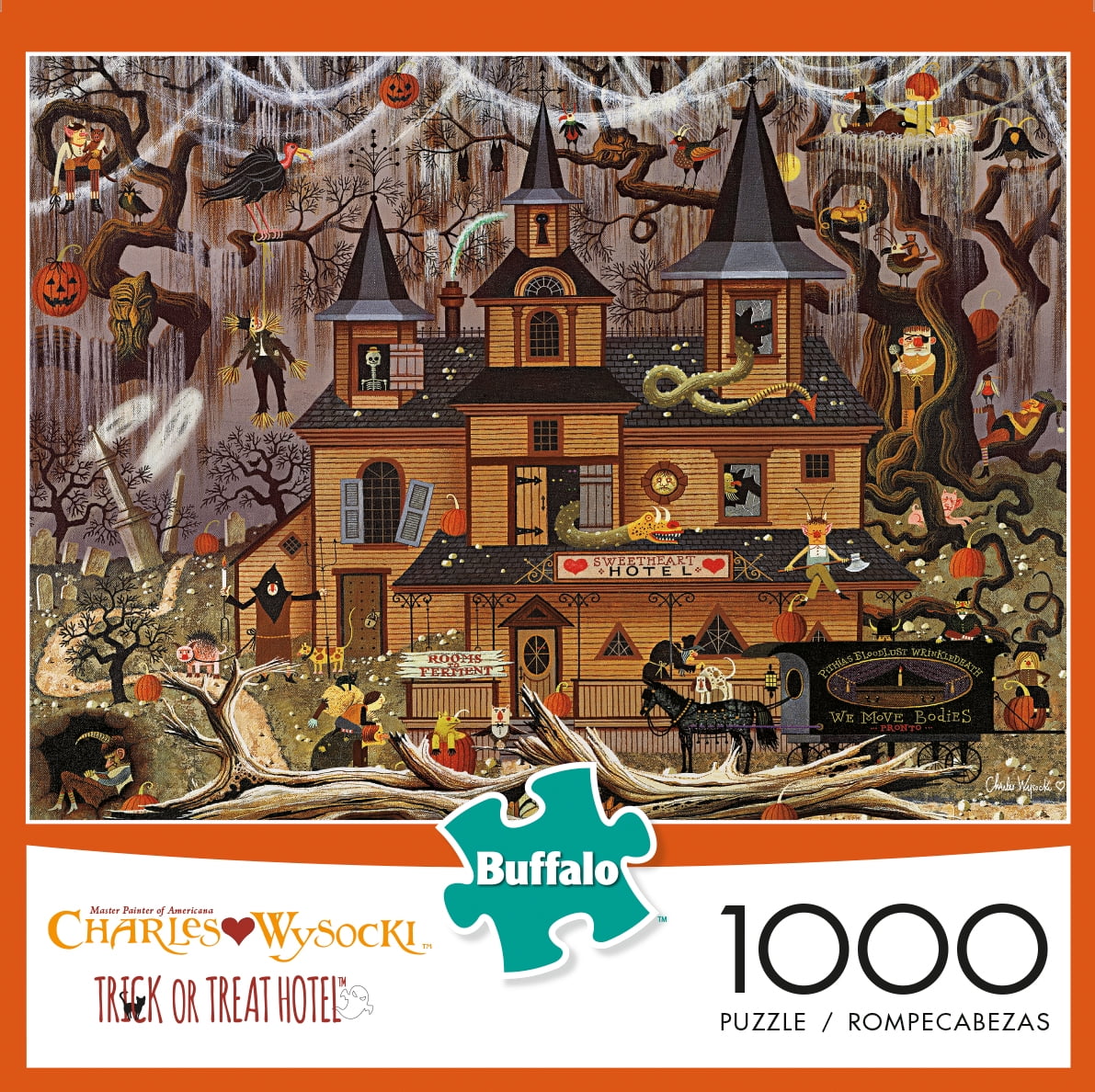 Virginia's Nest 1000 Piece Jigsaw Puzzle NEW Charles Wysocki Buffalo Games 