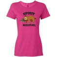 thumbnail image 3 of Inktastic My Spirit Animal is a Sloth with Sloth Illustration Women's T-Shirt, 3 of 5