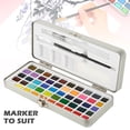 thumbnail image 2 of Miuline Watercolor Paint Set,50 Assorted Pigment Colors with Water Brush in Gift Box for Kids Adults Beginners Artists, 2 of 13