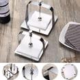 thumbnail image 3 of IDEANATEGRATE Soporte Para Servilletas De Acero Inoxidable Con Plateado Moderno, 3 of 8