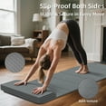thumbnail image 4 of Lamei Foldable Yoga Mat, Extra Thick 1/2 inch Exercise Mat for Home Workout, Non-Slip Pilates Mats, Easy Storage, Quick Fold, No Curl(Grey), 4 of 7