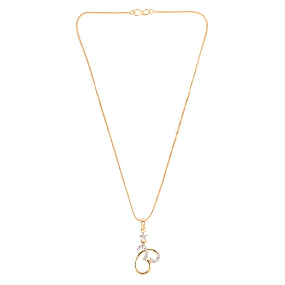 Efulgenz OM AUM Ohm Pendant Chain Necklace India Spiritual Good Luck CZ Jewelry Gift for Men Women