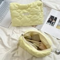thumbnail image 2 of Fwttom Makeup Bag, Travel Toiletry Bag Make Up Pouch, Portable Large-capacity Cosmetic Storage Organizer for Women Travel Essentials, Yellow, 2 of 7