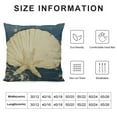 thumbnail image 5 of COMIO Starfish Seashells Nautical Life Throw Pillow Cover Pillowcase Farmhouse Ocean Theme  Decor For Home Sofa Bed Couch Beach House Gifts For Sea Lovers Beach Housewarming Gifts, 5 of 5