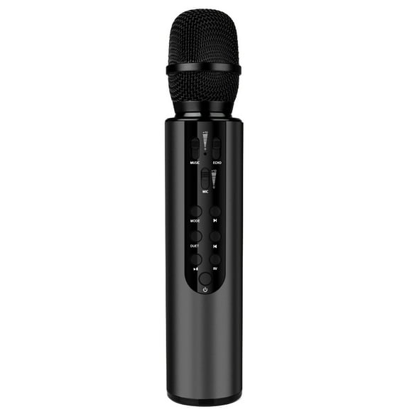 Karaoké Microphone Stéréo Son Sans Fil Bluetooth 4.2 KTV Condensateur Micro Audio Portable, Couleur Multiple
