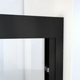 thumbnail image 4 of DreamLine Duet Plus 44-48 in. W x 72 in. H Semi-Frameless Bypass Sliding Shower Door in Satin Black, 4 of 5