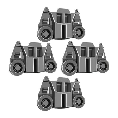 4Pcs W10195417 Dishwasher Wheel Lower Dish Rack Wheel Replacement for AP4538395 PS2579553 WPW10195417 AH2579553