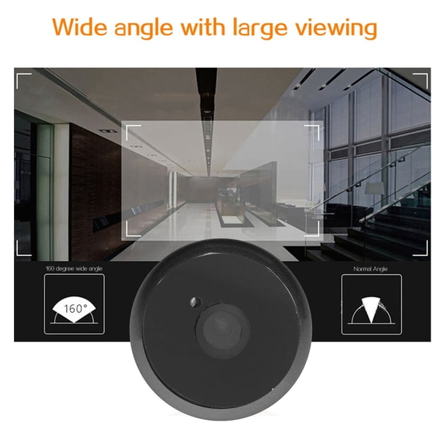 Video Doorbell, 135° Wide Angle 3 Languages Digital Peephole Viewer 2 8in Tft Lcd Display For Household