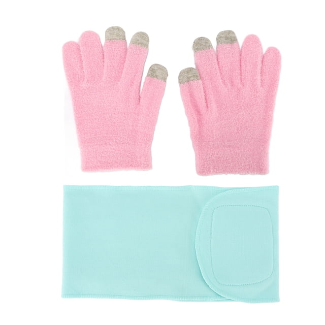 Moisturizing Gel Hand Gloves Set, Gel Moisturizing Gloves Reusable Anti Aging Improves Roughness Hydrating Stress Relief For Home
