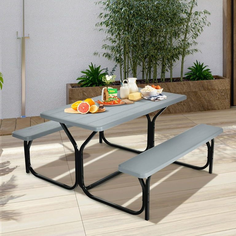 Grey clearance picnic table