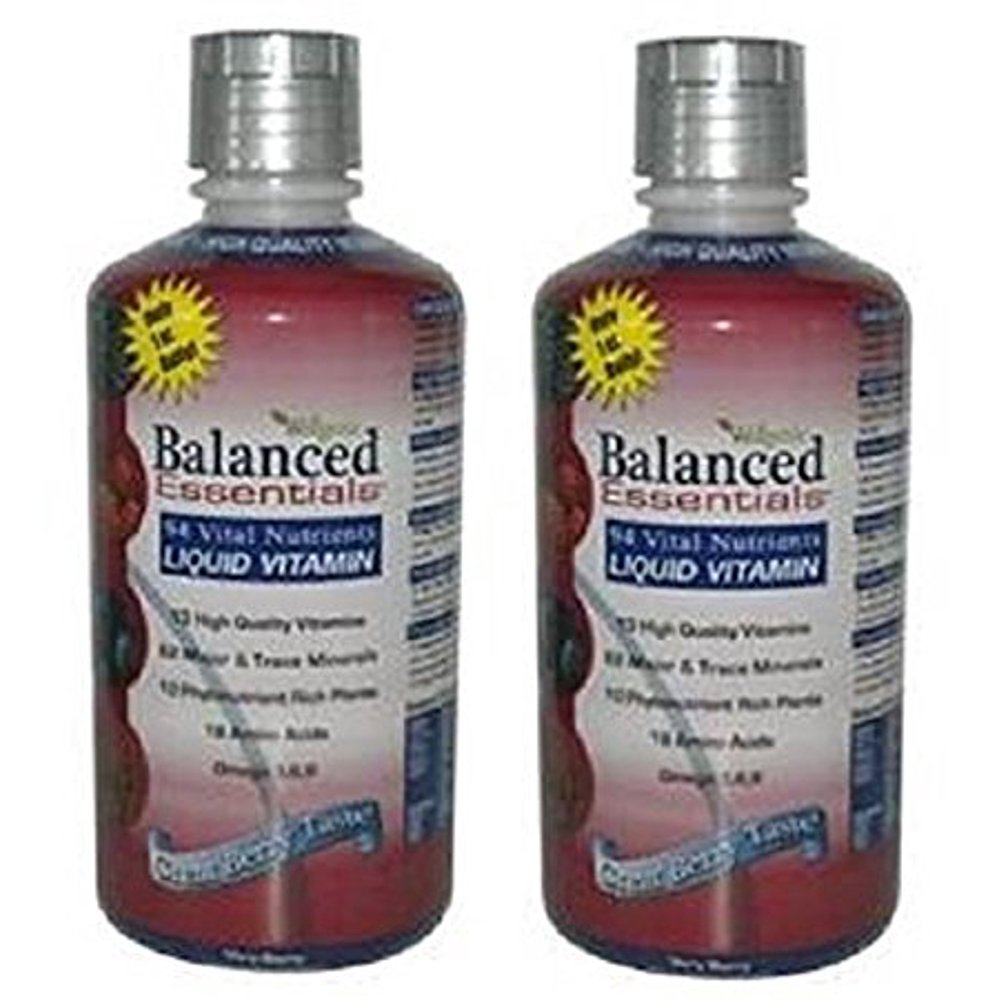 2PACK Balanced Essentials Liquid Nutritional Supplement Very Berry