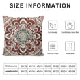 thumbnail image 5 of PHYHOO Throw Pillow Covers Home Decor  Red Mandala Flower Bohemian Pillow Cases Decorative  Outdoor Cushion Couch Sofa Pillowcases, 5 of 5