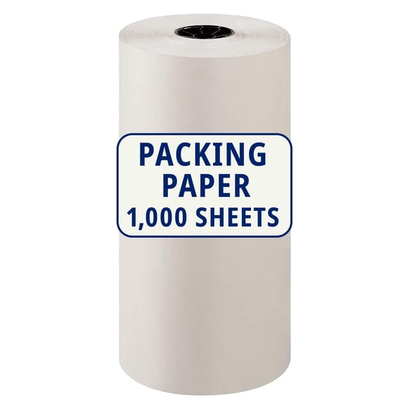 Rollo de papel de embalaje en caja de 440 m x 45 cm, 1000 hojas, EE. UU.