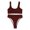 Wine, variant on AOOCHASLIY Clearance 2022 Popular Womens Solid Two Piece Sexy Push-Up Pad Swimwear Swimsuit Beachwear Set